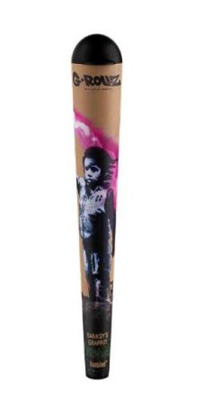 Plastiktube "Banksy Torch Boy"